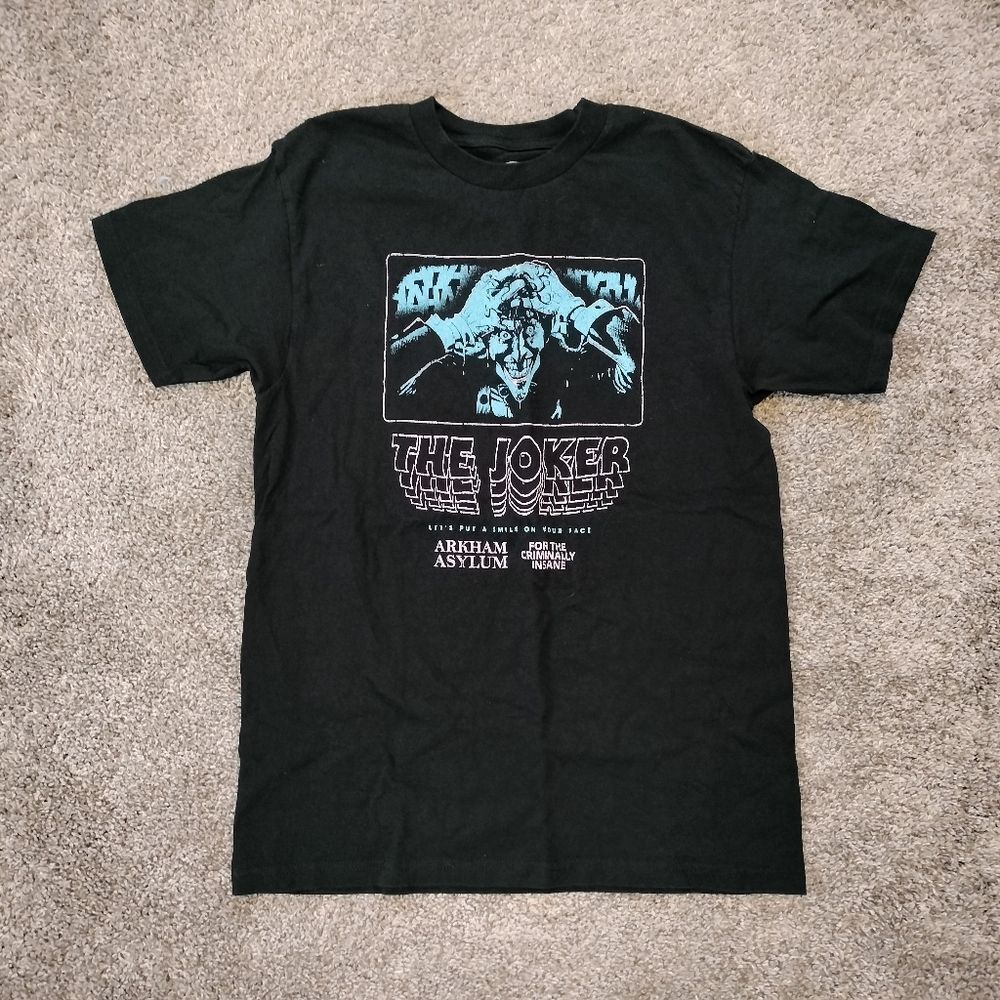 Batman Black Joker Graphic T-Shirt Sz Medium